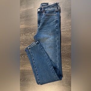 NWT American Eagle High-Rise Jeggings Next Level Blue Jeans 6 Regular